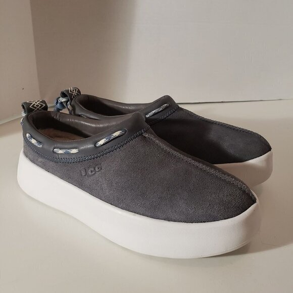 UGG Classic Boom Slip On Charcoal Sneaker size 6 NWOB - Picture 5 of 11